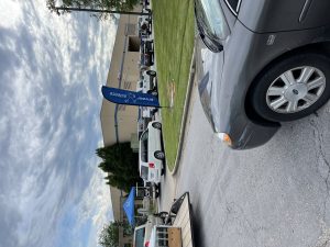 Line for Brewer Science Recycling Event