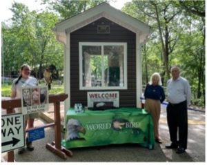 Brewer Science funded the Welcome Kiosk at the World Bird Sanctuary