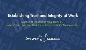 Establishing Trust and Integrity at Work
